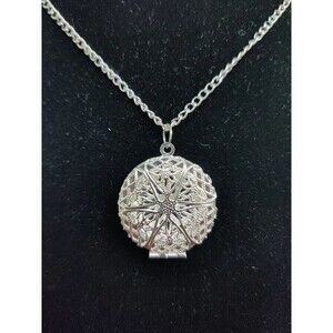 Silver Locket Necklace